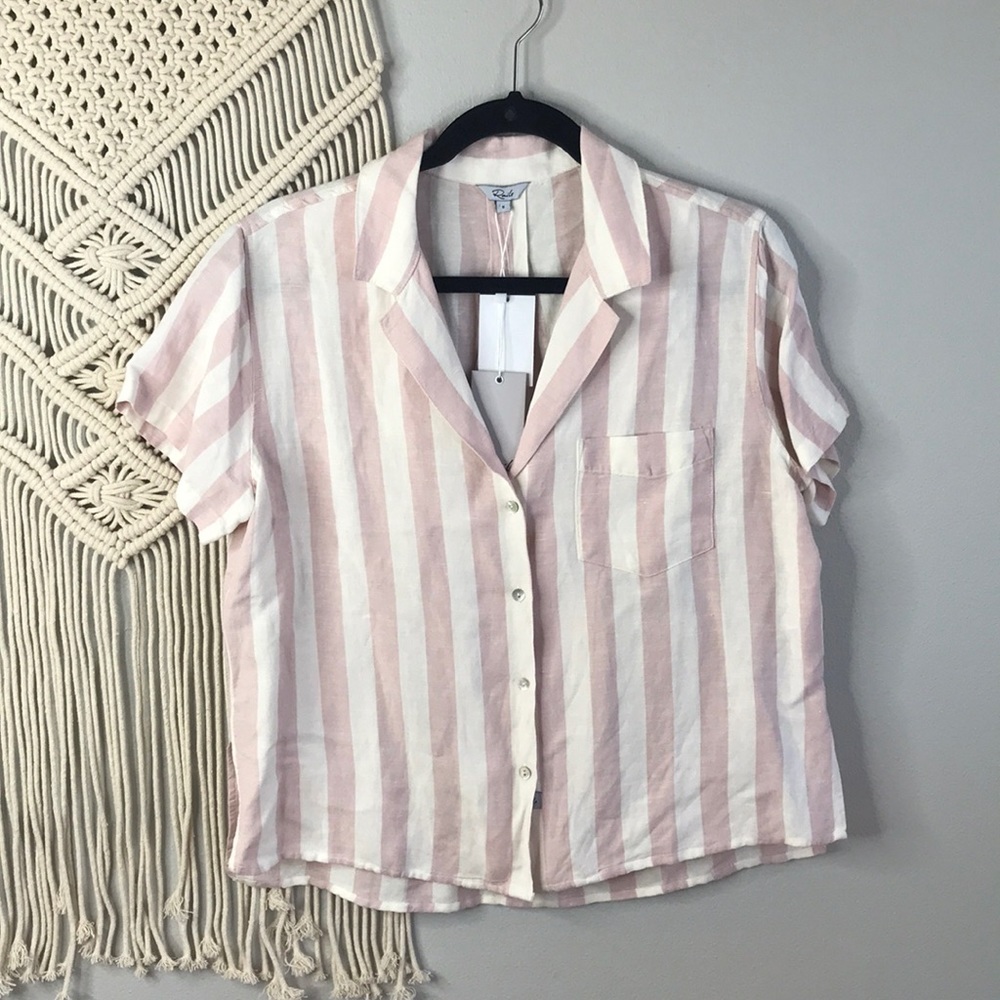 RAILS ZUMA PETAL STRIPE SHIRT SMALL - Picture 3 of 8